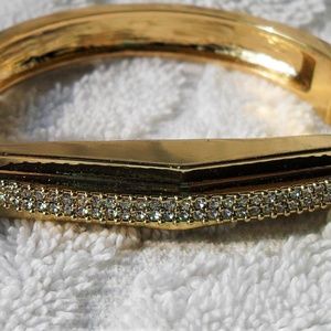 SOLD! M. Haskell for INC Gold Pave Crystal Bracelet